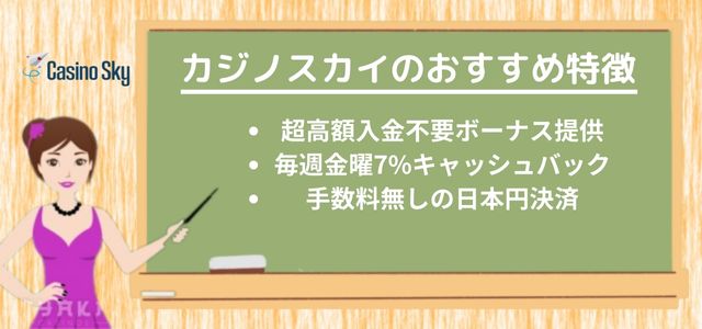 カジノスカイの特徴
