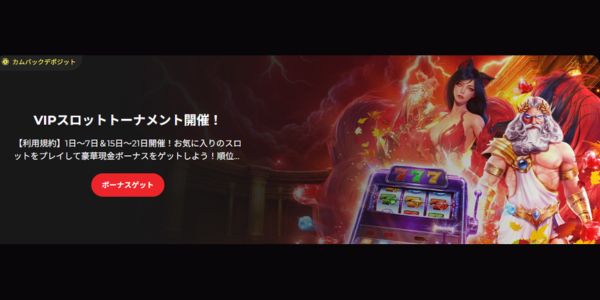 ライブカジノハウス VIPスロットトーナメント