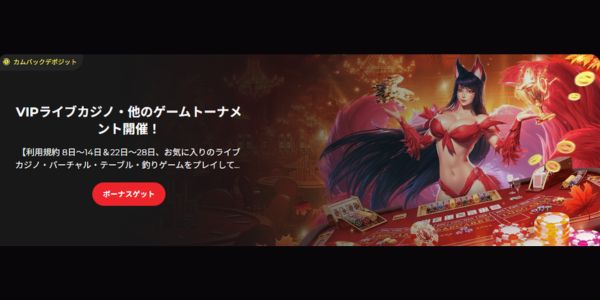 ライブカジノハウス VIPライブカジノ・その他ゲームトーナメント