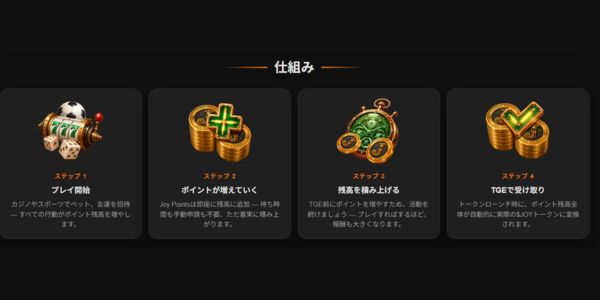 Joy Points 仕組み
