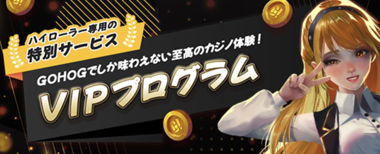 ゴーホグカジノの VIPプログラム