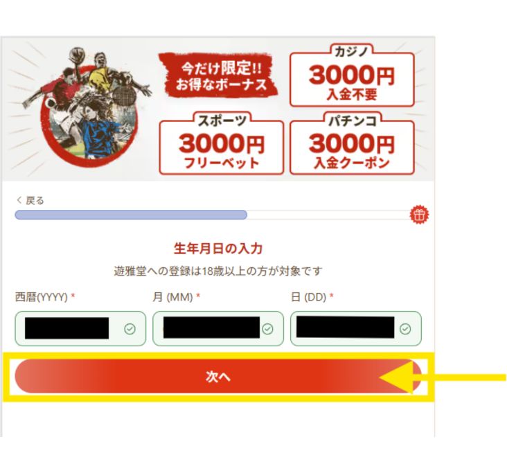 遊雅堂 登録生年月日