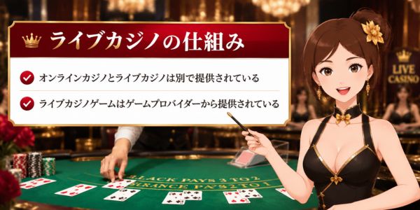 ライブカジノの仕組み